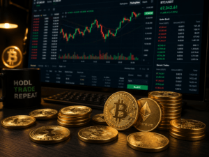 Bitcoin trading desk